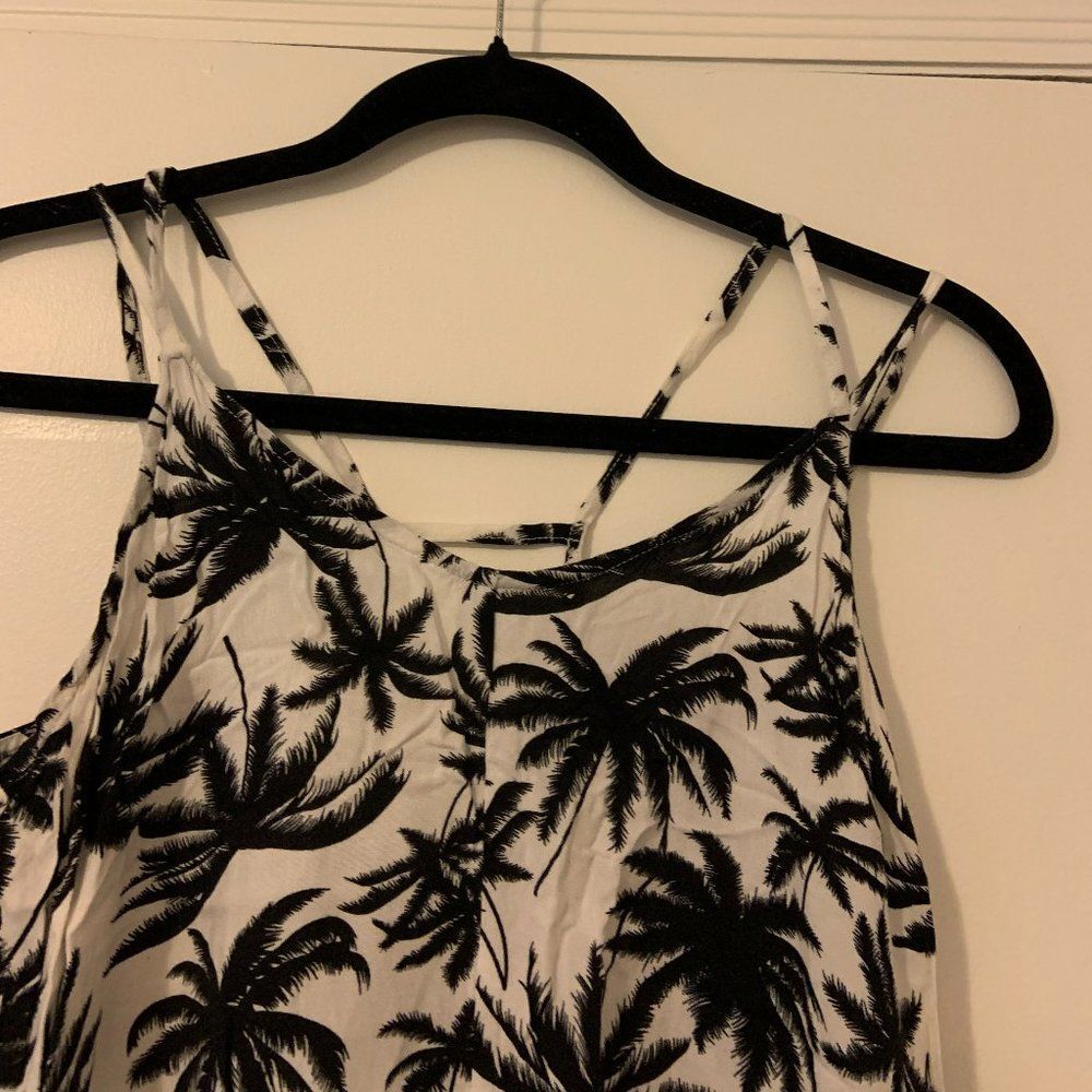 Jachs Girlfriend Bathing Suit Coverup in Black and White Large - Picture 2 of 8